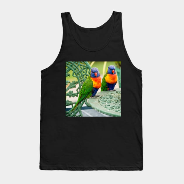 Rainbow Lorikeets Tank Top by Upbeat Traveler